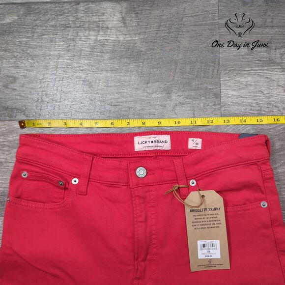 Lucky Brand Bridgette Skinny Ankle Jeans Size 10 - Picture 3 of 6